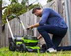 48V (24V x 2) 21" Cordless Battery Self-Propelled Lawn Mower w/ (4) 4.0Ah USB Batteries & (2) Dual Port Chargers, LM2102S