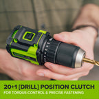 24V PowerAll 400 in-lb Drill Driver with 2.0Ah USB-C Battery, 30W Charger, 100W Cable, 10-PC Drill Bit Set
