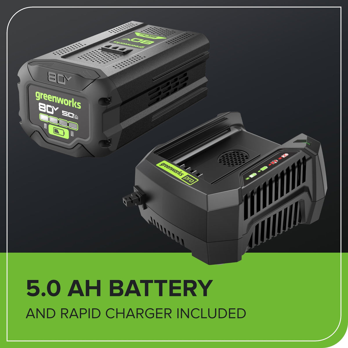 OPEN BOX 80V 21" Cordless Battery 4-in-1 Push Lawn Mower & 700CFM Blower Combo Kit w/ 5.0Ah Battery & 6A Charger