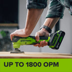 24V PowerAll Brushless 3.2° Oscillating Multi-Tool with 3 Blades & 30-Piece Sanding Set (Tool Only)