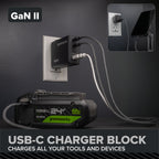 24V PowerAll Pro 1/2" 530 in-lb Drill Driver, with 2.0 Ah USB-C Battery, 30W USB-C Charger Block, 3' 100W USB-C Cable