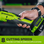 24V PowerAll 3.2° Oscillating Multi-Tool Kit with 3 Blades & 10-Piece Sanding Set