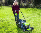 40V 20" Cordless Battery Push Lawn Mower: 5.0 Ah Battery and Charger, LM2034