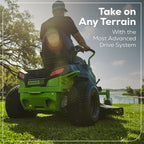 60V 42" Electric CrossoverZ Zero Turn Mower with (4) 8 Ah Batteries and (2) Dual-Port Turbo Chargers, CRZ4262