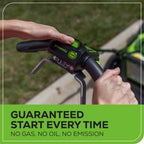 48V (24V x 2) 21" Cordless Battery Self-Propelled Mower 5PC Combo Kit: (2) 5.0Ah Batteries and Chargers