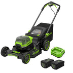 80V 21" Cordless Battery 4-in-1 Self-Propelled Mower: (1) 4.0Ah,(1) 2.0Ah Batteries & 2A Charger, LM2108S