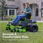80V 42" Cordless Battery CrossoverZ Zero Turn Lawn Mower, (4) 5Ah Batteries and (3) Dual-Port Chargers, CRZ4282