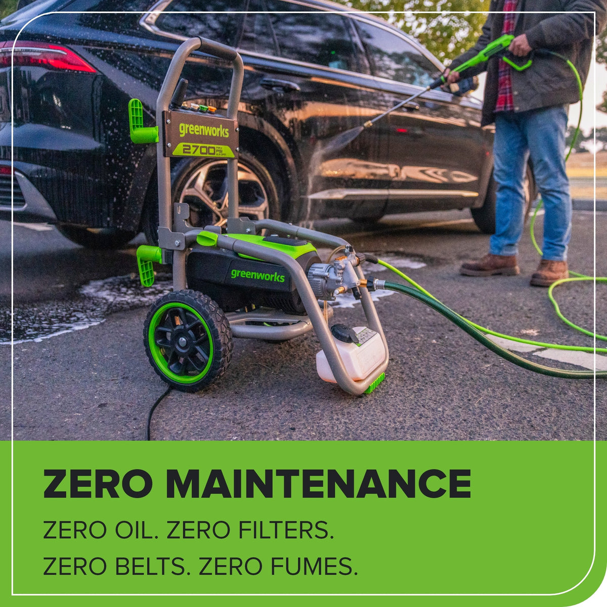 2700 PSI 1.2 GPM Cold Water Electric Pressure Washer