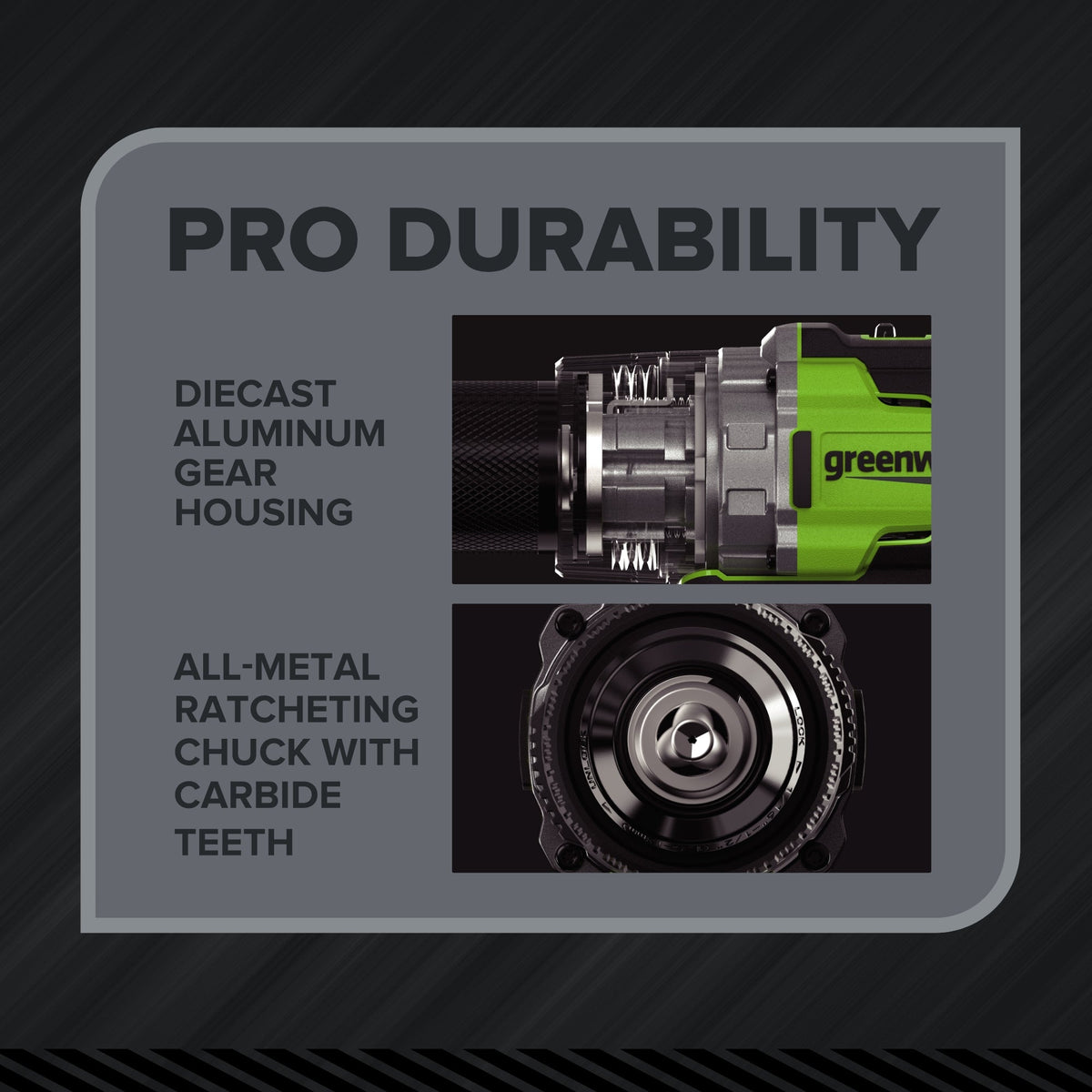 24V PowerAll Pro 1/2" 530 in-lb Drill Driver, with 2.0Ah USB-C Battery, 30W Charger Block, 3' 100W Cable and 10-PCS Drill Bit Set