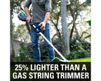 60V 16" Cordless Battery String Trimmer (Attachment Capable) and 10" Polesaw Attachment Combo Kit: 4.0 Ah Battery and Charger