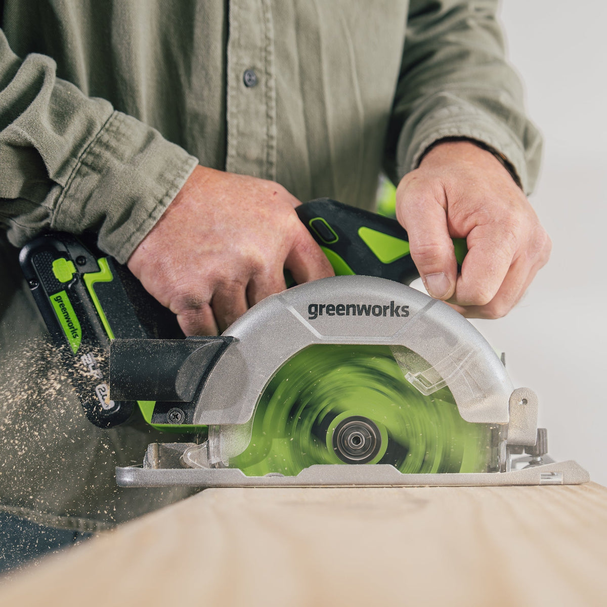 24V Cordless 280 in-lbs Drill/Driver Power Tool 3PC Combo Kit w/ 6-1/2" Circular Saw & 3000SPM Jig Saw: (1) 2.0Ah USB-C Battery & Charger, (1) 3' 100W USB-C Cable