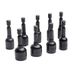 9-PC 1-3/4 in. Impact-Rated Magnetic SAE Nut Setters