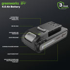24V 4.0 Ah USB-C Battery
