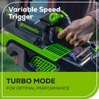 80V 800CFM Cordless Battery Leaf Blower, 4Ah Battery and Charger