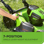 80V 21" Brushless 3-in-1 Push Lawn Mower: 4.0 Ah Battery and Charger, LM2138
