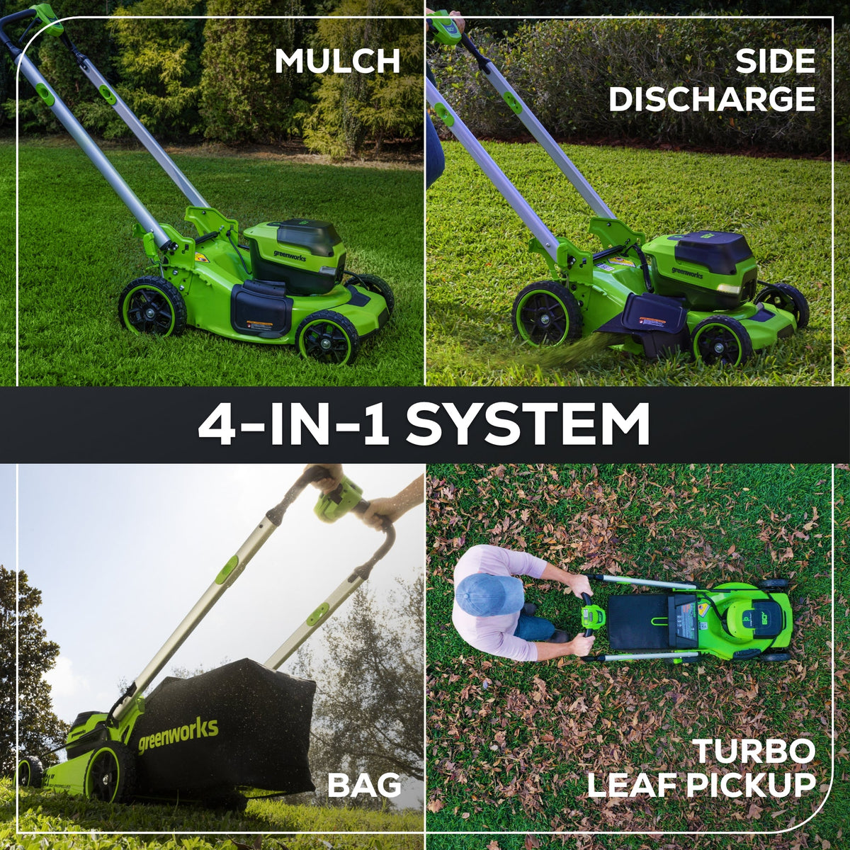 60V 21" Cordless Battery Self-Propelled Mower: (2) 5Ah Battery and 6A Rapid Charger, LM2156S