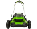48V (24V x 2) 21" Cordless Battery Self-Propelled Lawn Mower w/ (4) 4.0Ah USB Batteries & (2) Dual Port Chargers, LM2102S