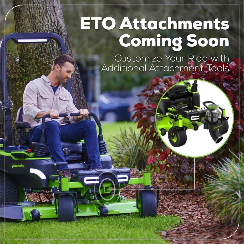 80V 60" MaximusZ Zero Turn Lawn Mower, (4) 8Ah Batteries: (2) 16Ah Batteries and 1.5kW Wall Charger, MZ6081