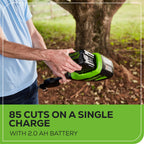 60V 10" Cordless Battery Pole Saw w/ 2.0 Ah Battery & Charger