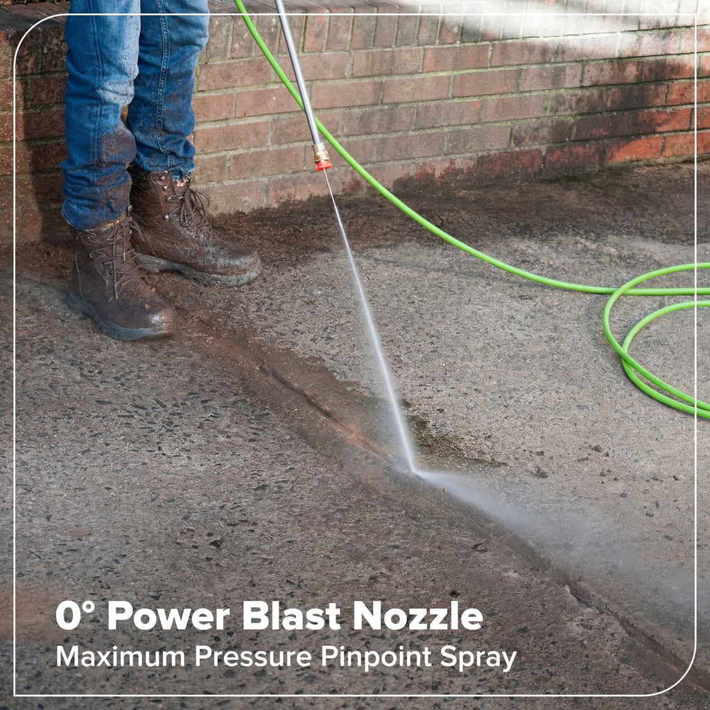 2400-PSI Brushless 1.2 GPM Four-Weel Electric Pressure Washer