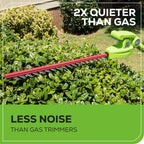 40V 20" Cordless Battery Pole Hedge Trimmer w/ 2.0 Ah Battery & Charger