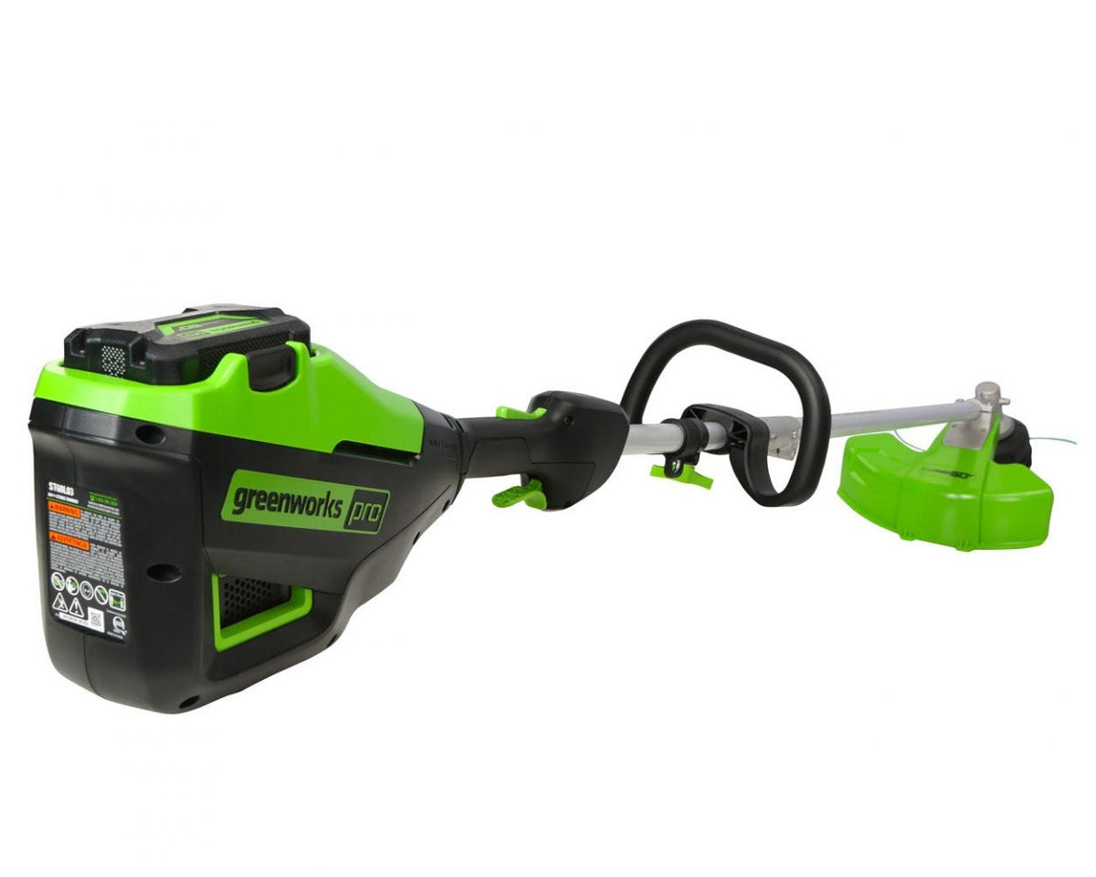 60V 16" Cordless Battery String Trimmer (Attachment Capable) and 5 Pcs Attachments Combo Kit: 4.0 Ah Battery and Charger