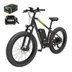 80V VENTURE Series 26" Fat Tire Electric Mountain Bike, 4Ah Battery and Charger