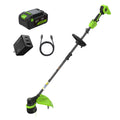 24V 15" Brushless Cordless Battery String Trimmer: (1) 6.0 Ah Battery, (1) 65W USB-C Fast Charger, (1) 3-ft USB-C Cable