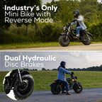 60V STEALTH Series Electric Mini-Bike (Tool Only)