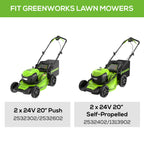 Replacement Lawn Mower Blade for Greenworks 20'' Cordless Mowers