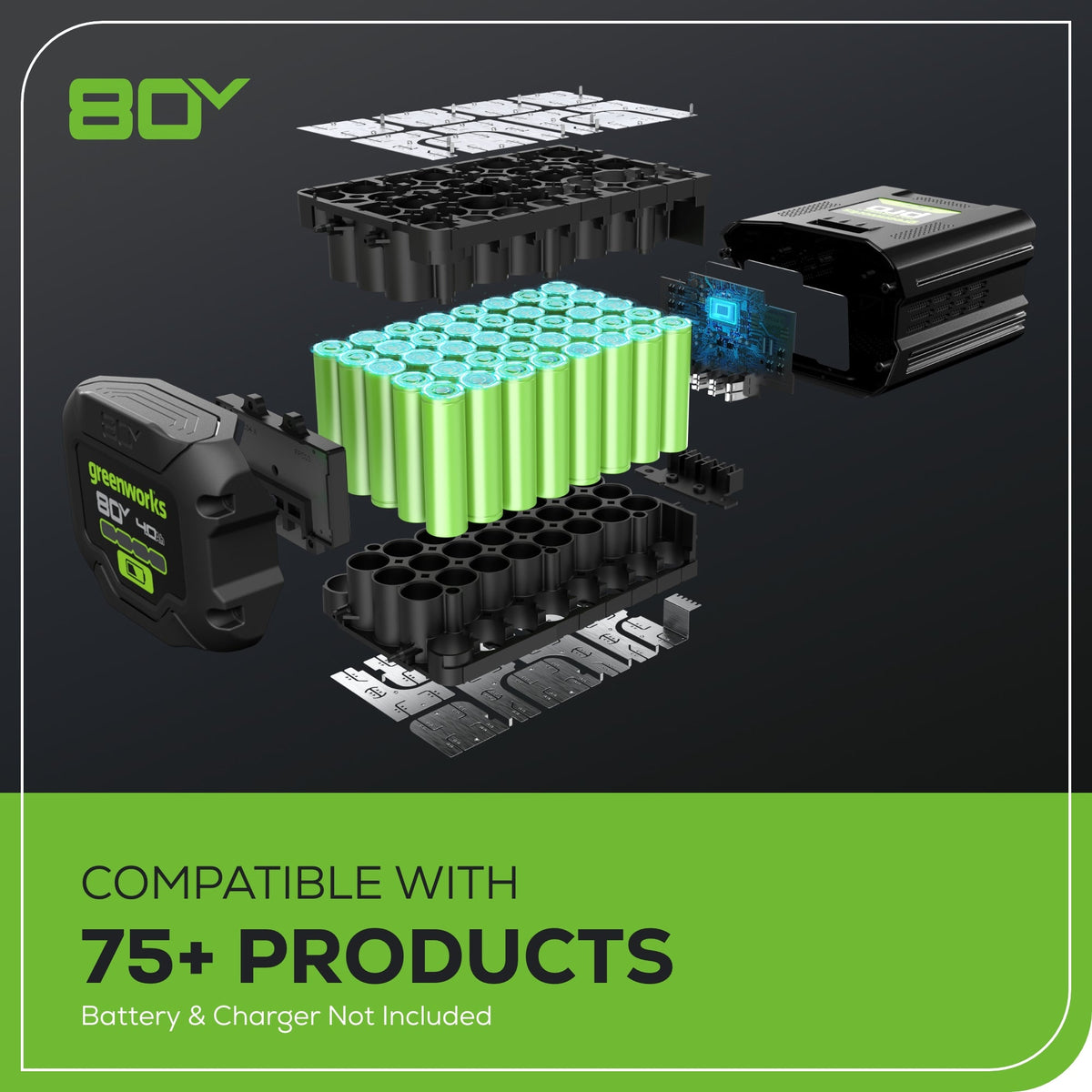 80V 8" Brushless Cordless Battery Edger Gen 3 (Tool Only)