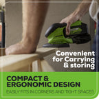 24V Cordless Battery Corner Finishing Sander (Tool Only)