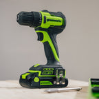 24V Cordless 280 in-lbs Drill/Driver Power Tool 3PC Combo Kit w/ 6-1/2" Circular Saw & 3000SPM Jig Saw: (1) 2.0Ah USB-C Battery & Charger, (1) 3' 100W USB-C Cable