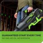 80V 770CFM Cordless Battery Blower, 4Ah Battery and Charger