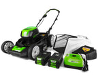 Pro 80V 21" Brushless Push Lawn Mower w/ (2) 2.0Ah Batteries & Rapid Charger