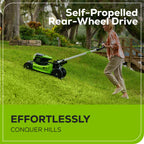 60V 21" Cordless Battery Self-Propelled Lawn Mower w/ Two (2) 4.0Ah Batteries & Dual Port Charger, LM2116S