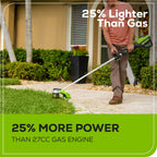 60V 16" Gen 2 Brushless Cordless Battery String Trimmer: (1) 2.5 Ah Battery, (1) 3A Charger
