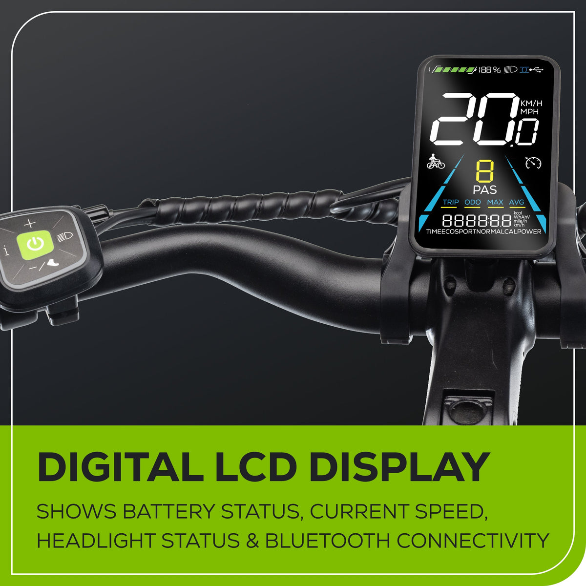 60V VENTURE Series 27.5" Electric Commuter Bike, 5Ah Battery and Charger