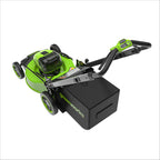 OPEN BOX 48V (24V x 2) 21" Cordless Battery Push Mower 3PC Combo Kit w/ (4) 4.0Ah High Power Batteries & (2) Dual Port Chargers