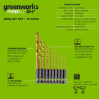 24V PowerAll 400 in-lb Drill Driver with 2.0Ah USB-C Battery, 30W Charger, 100W Cable, 10-PC Drill Bit Set