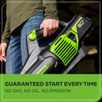 80V 25" Cordless Battery Dual Blade Self-Propelled Mower 3PC Combo Kit, (1) 4.0 Ah Battery, (1) 2.5 Ah and (2) Rapid Charger