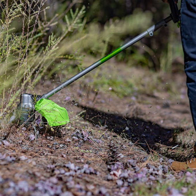 RENEWED 80V 17" Brushless String Trimmer: 2.0 Ah Battery and Charger