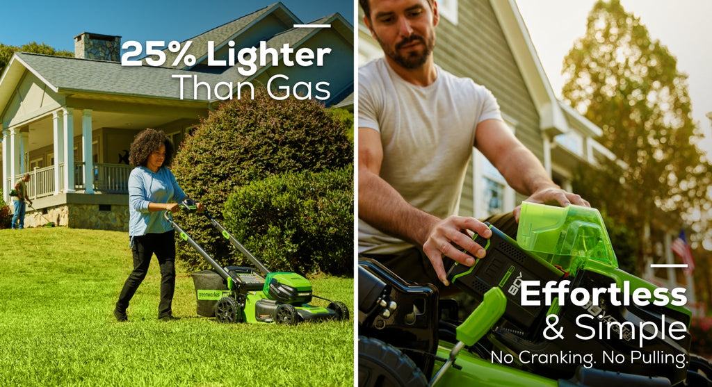 RENEWED 80V 21" Cordless Battery 4-in-1 Self-Propelled Lawn Mower: (1) 4.0 Ah, (1) 2.0 Ah Battery and Rapid Charger, LM2118S