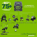 60V 2.5 Ah Battery and Charger Combo Kit