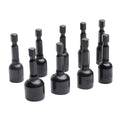 9-PC 1-3/4 in. Impact-Rated Magnetic SAE Nut Setters