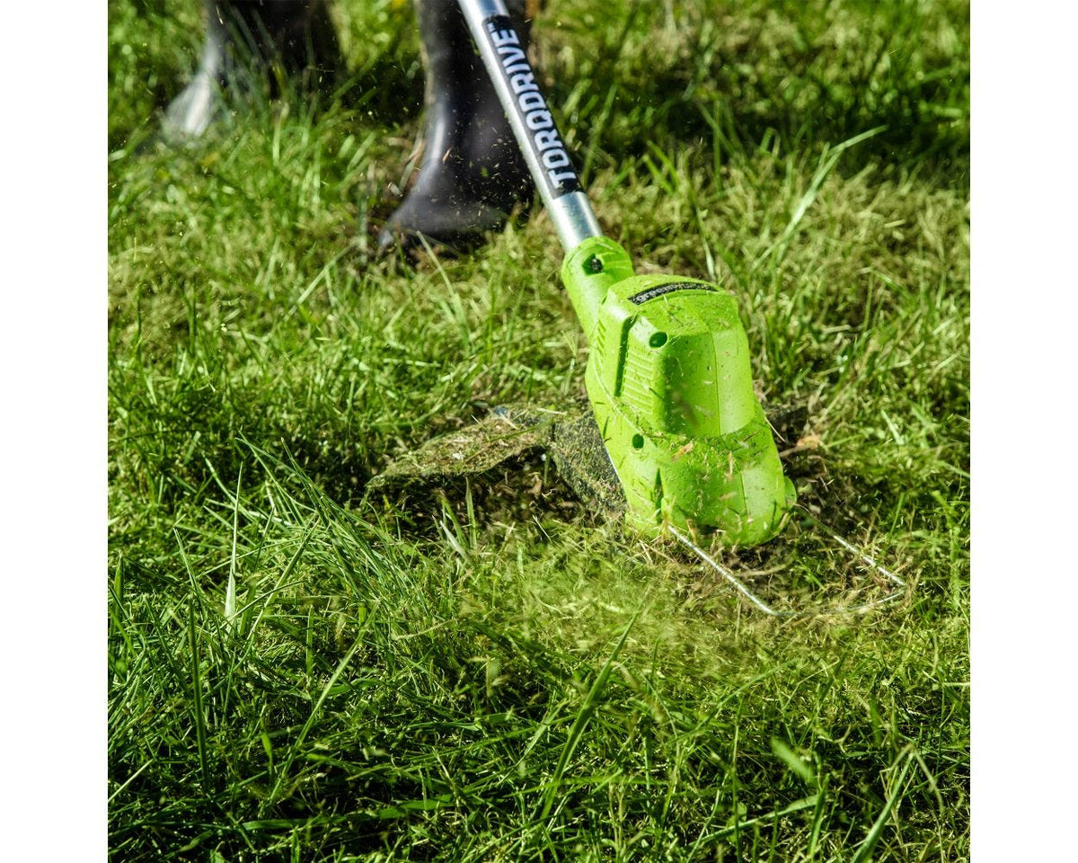 OPEN BOX 40V 15" Cordless Battery String Trimmer, 2Ah Battery and Charger