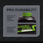 24V PowerAll Pro 5" Orbital Sander, Tool Only, with Dust Bag, Edge Guard, and (3) Pieces of 80 Grit Sanding Paper
