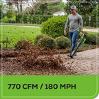 80V 770CFM Cordless Battery Blower, 4Ah Battery and Charger
