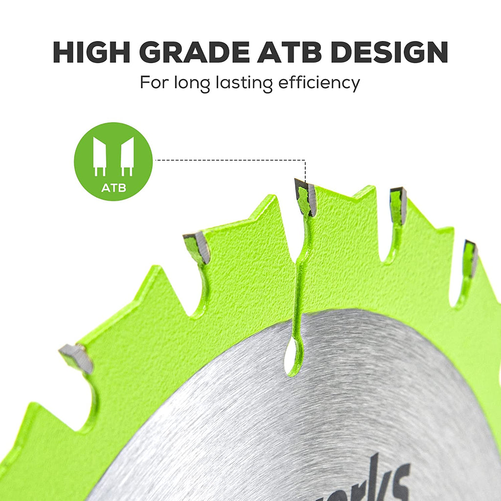 Greenworks 24V 7-1/4 " 24T Circular Saw Blades?3pc