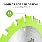 Greenworks 24V 7-1/4 " 24T Circular Saw Blades?3pc